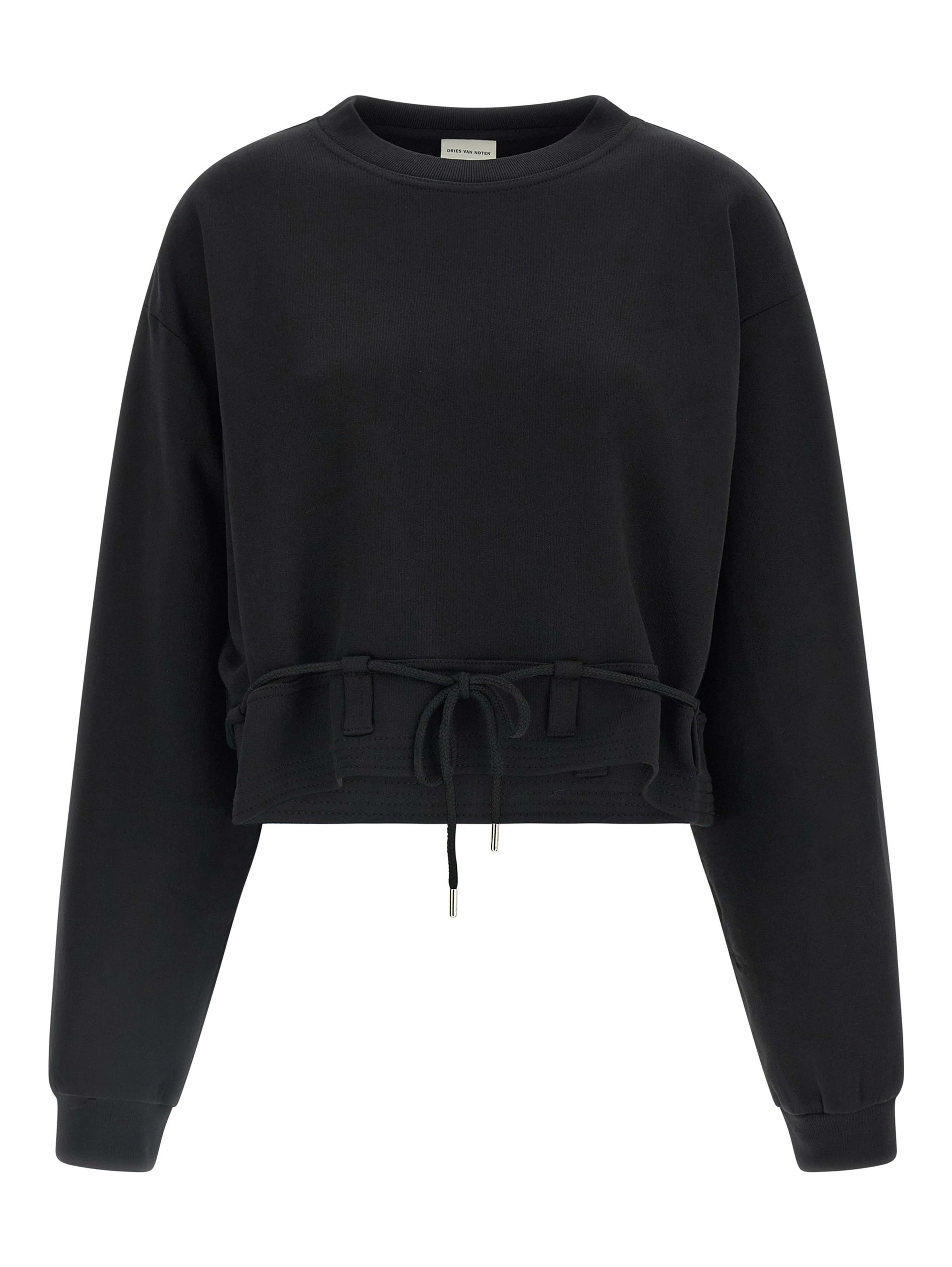 Black Cotton Sweatshirt