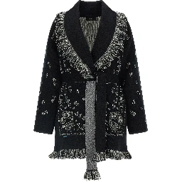 Black Cashmere Cardigan