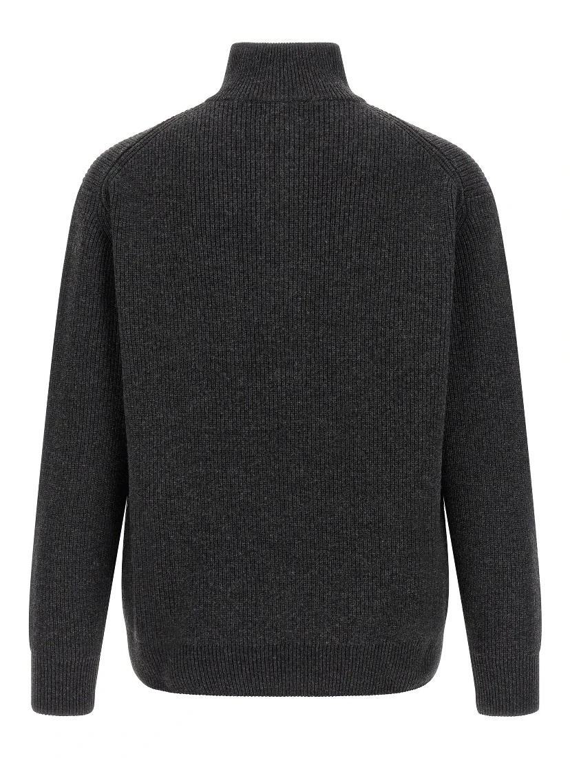 Gray Wool Cardigan