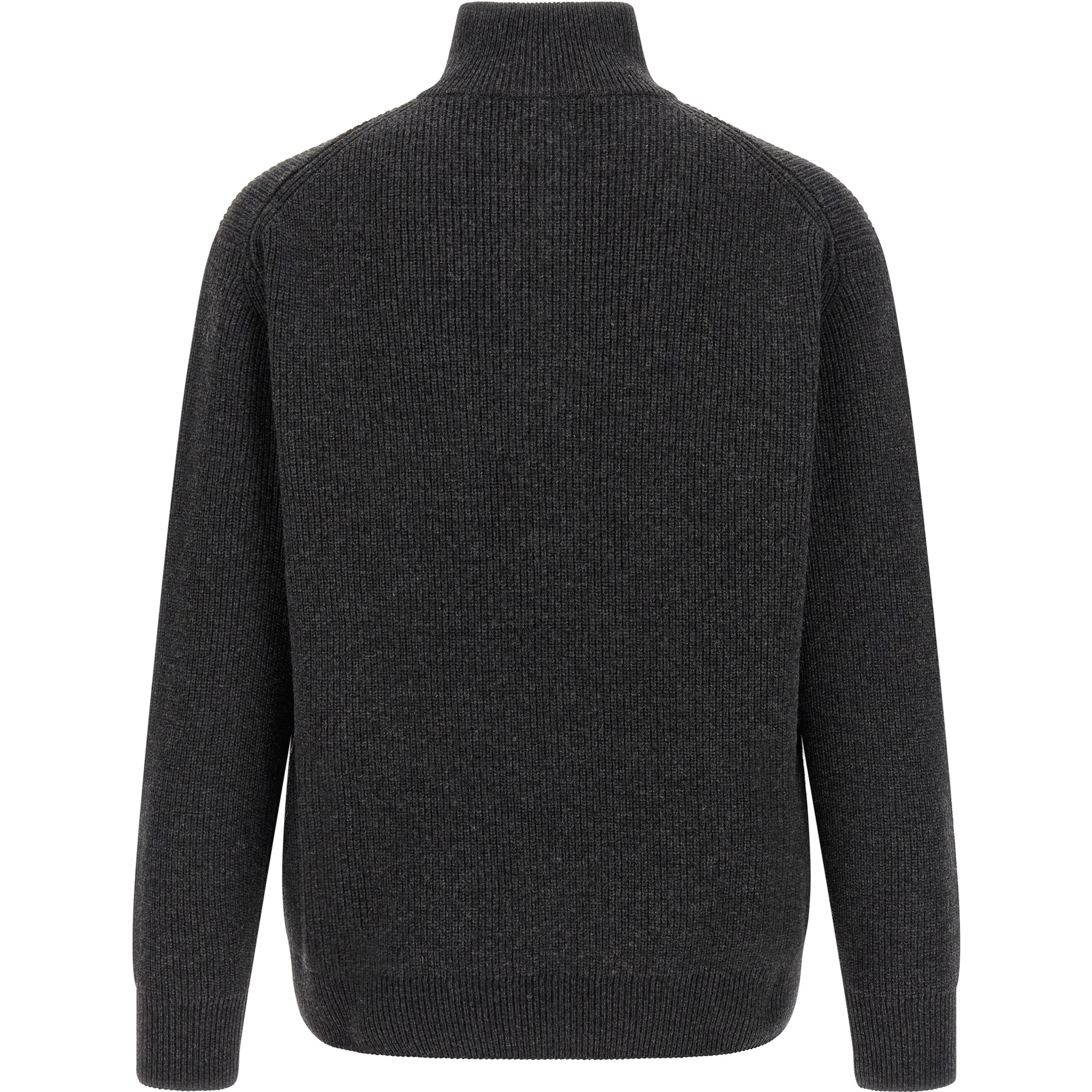Gray Wool Cardigan