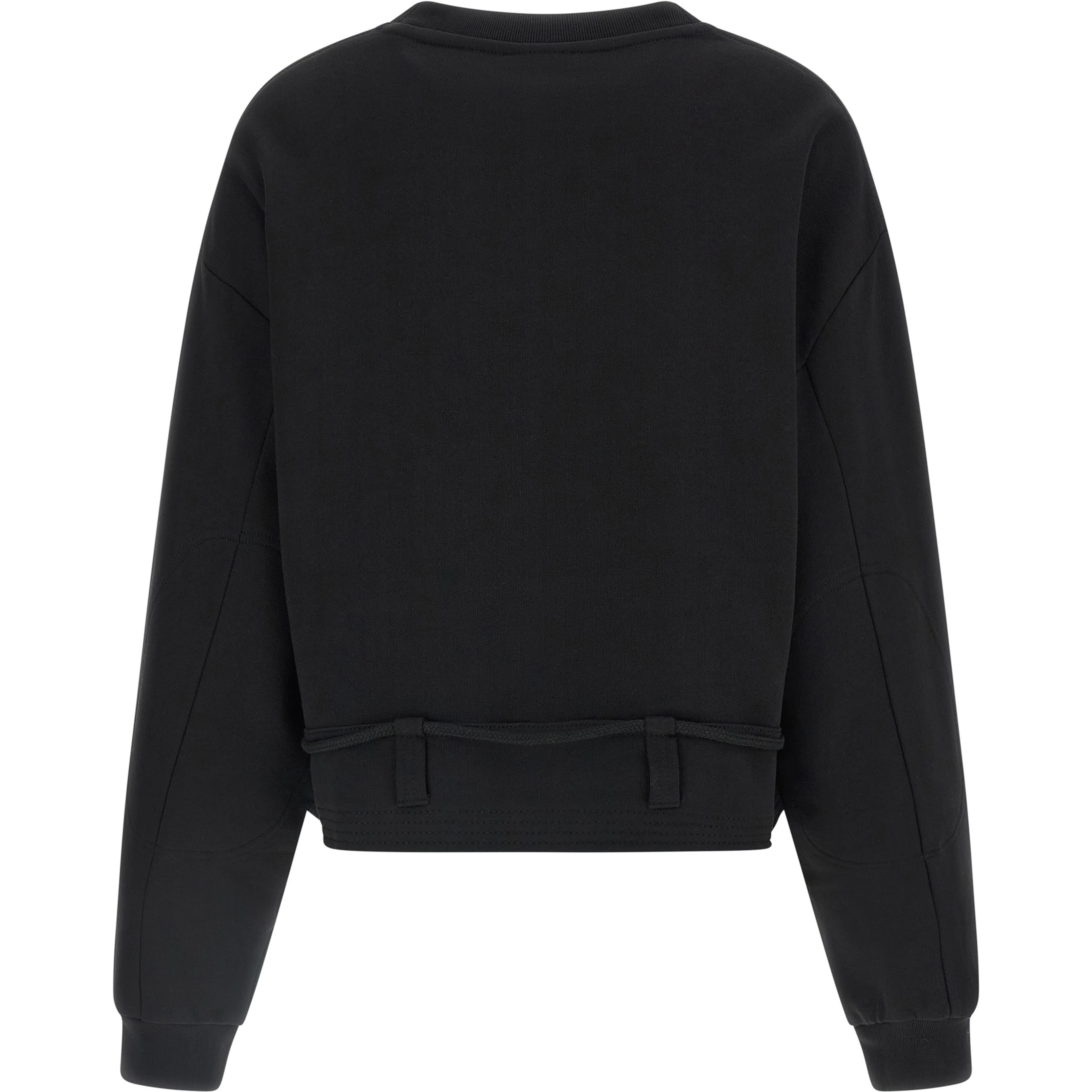 Black Cotton Sweatshirt