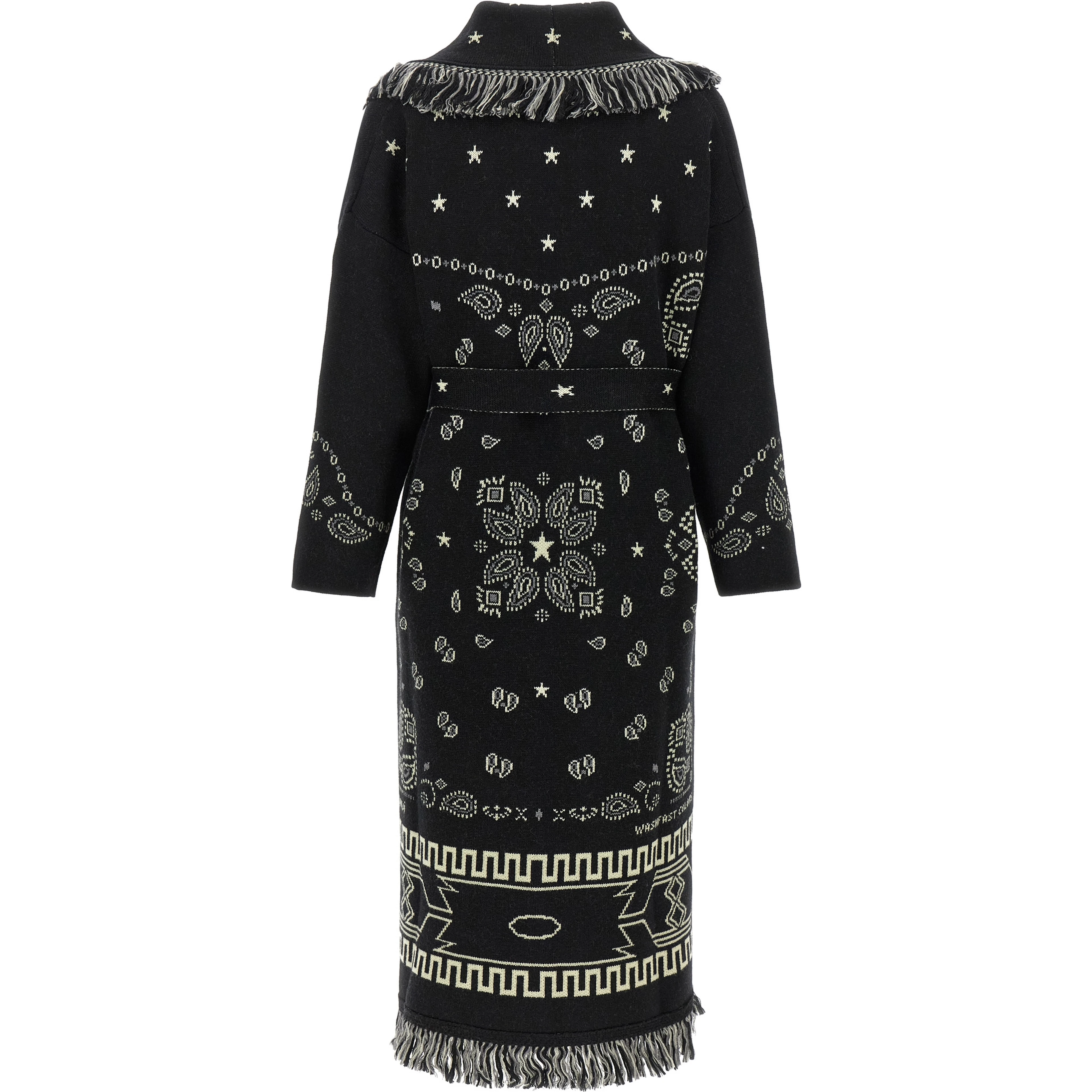 Black Virgin Wool Coat