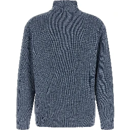 Blue Wool Cardigan