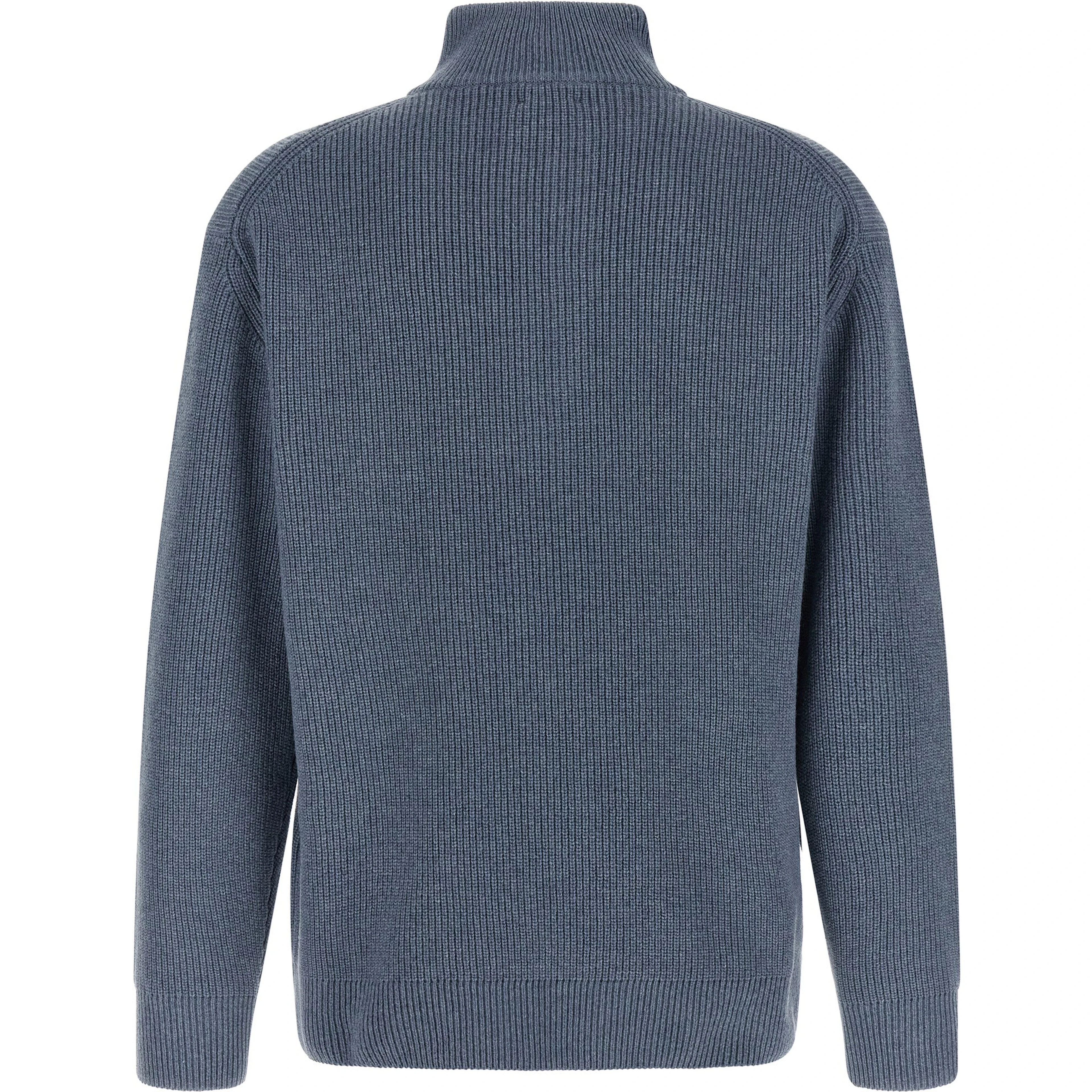Blue Wool Cardigan