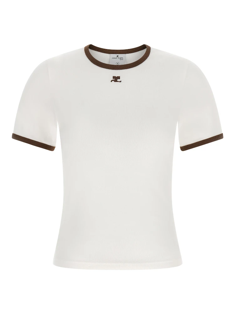Brown Cotton T-Shirt