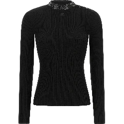 Black Viscose Cardigan