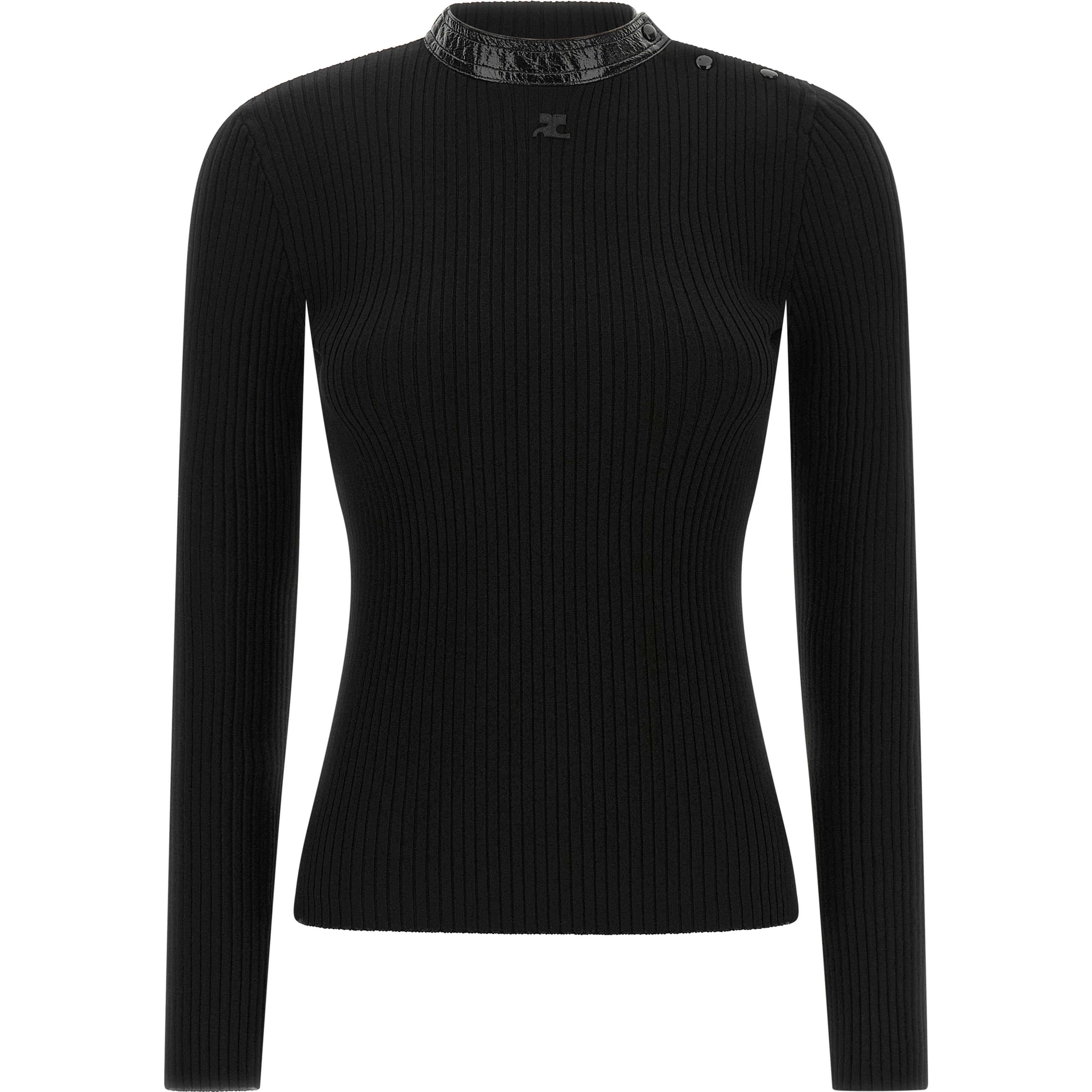 Black Viscose Cardigan
