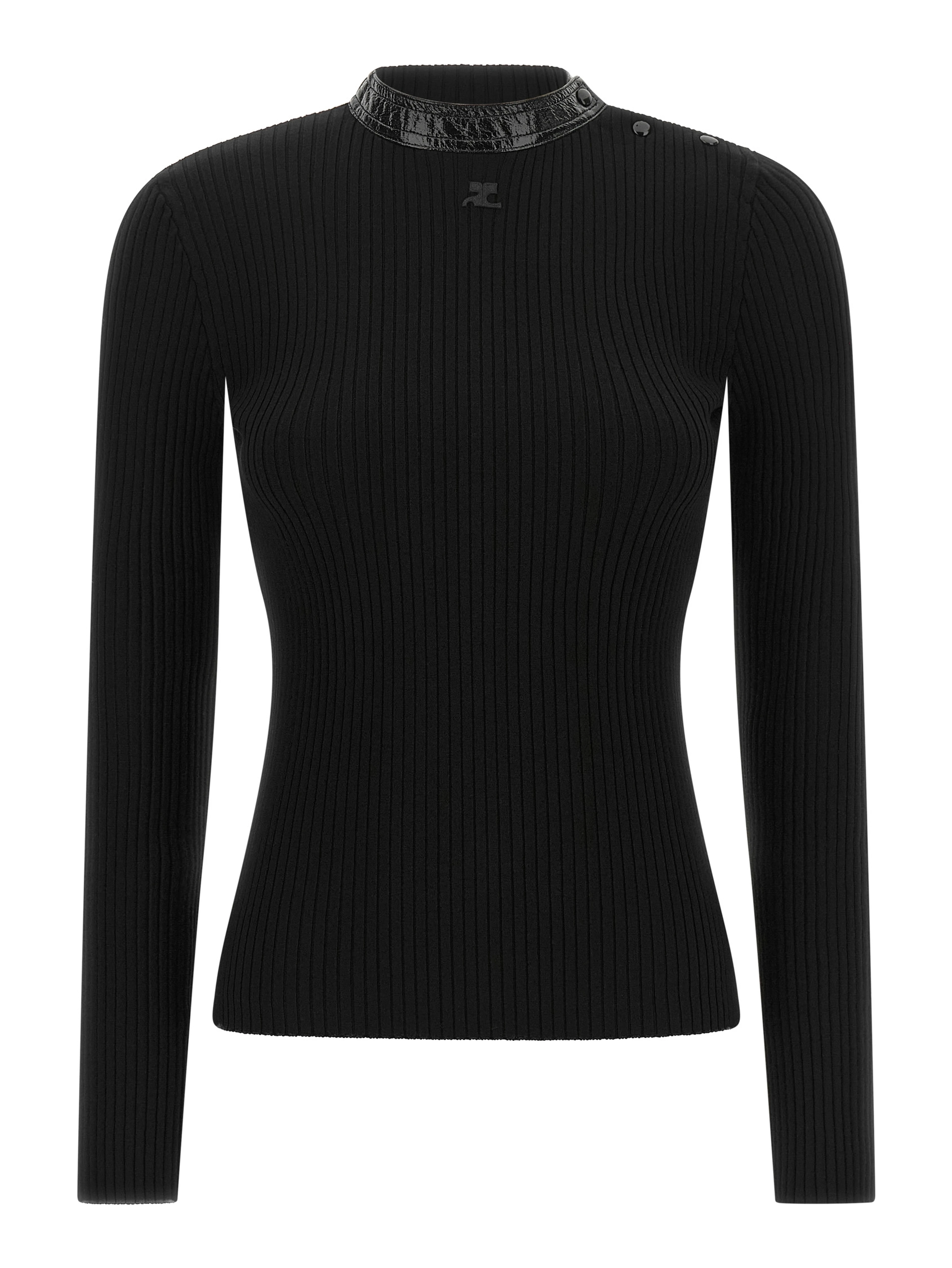 Black Viscose Cardigan
