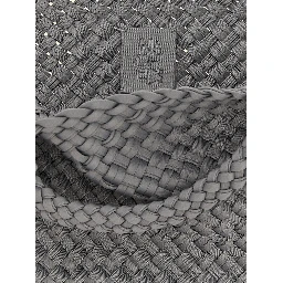 Gray Nylon Tote Bag