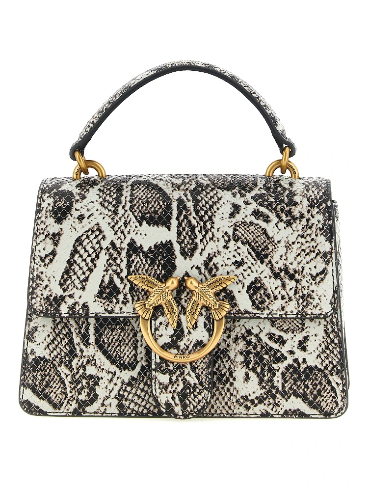 Gray Calfskin Handbag