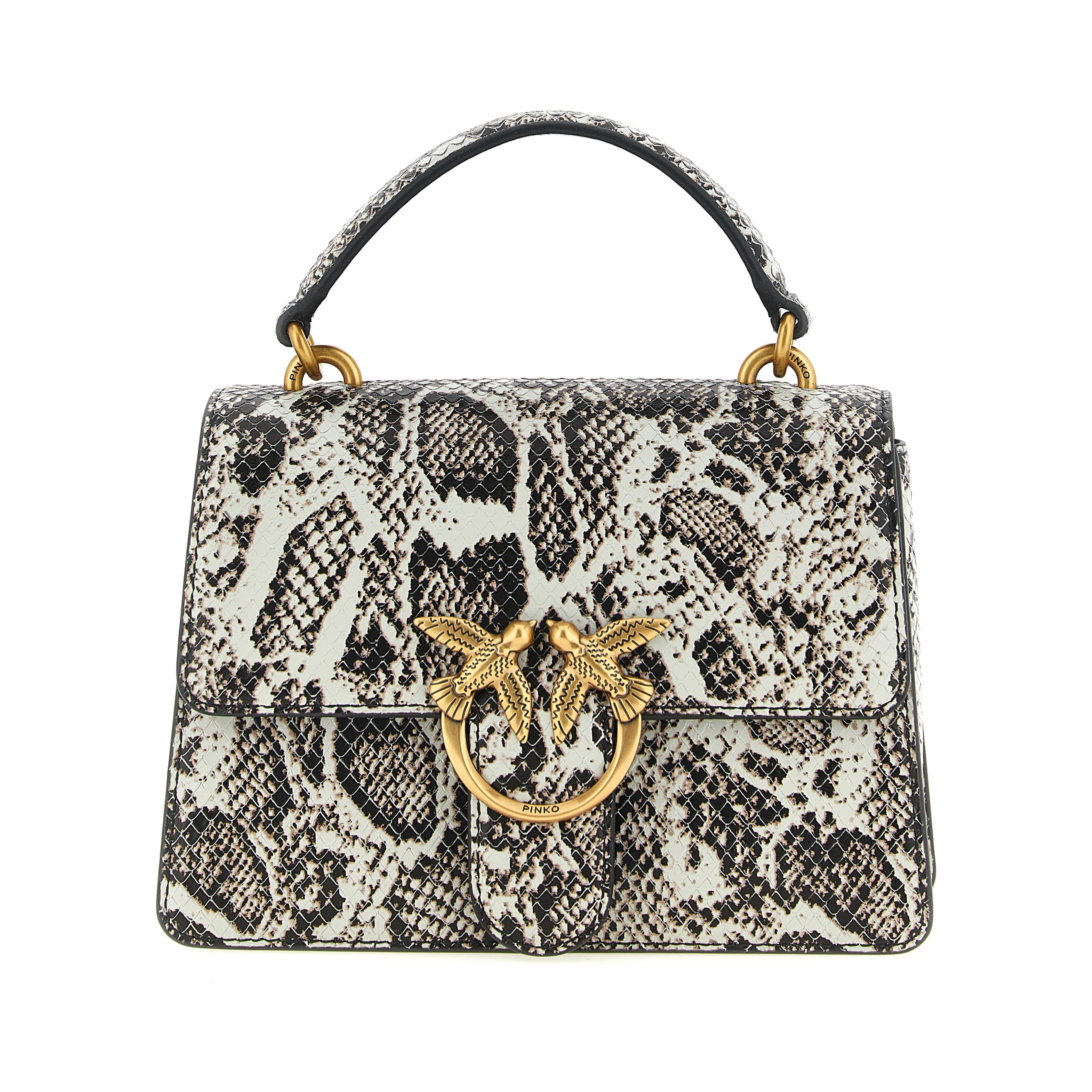 Gray Calfskin Handbag