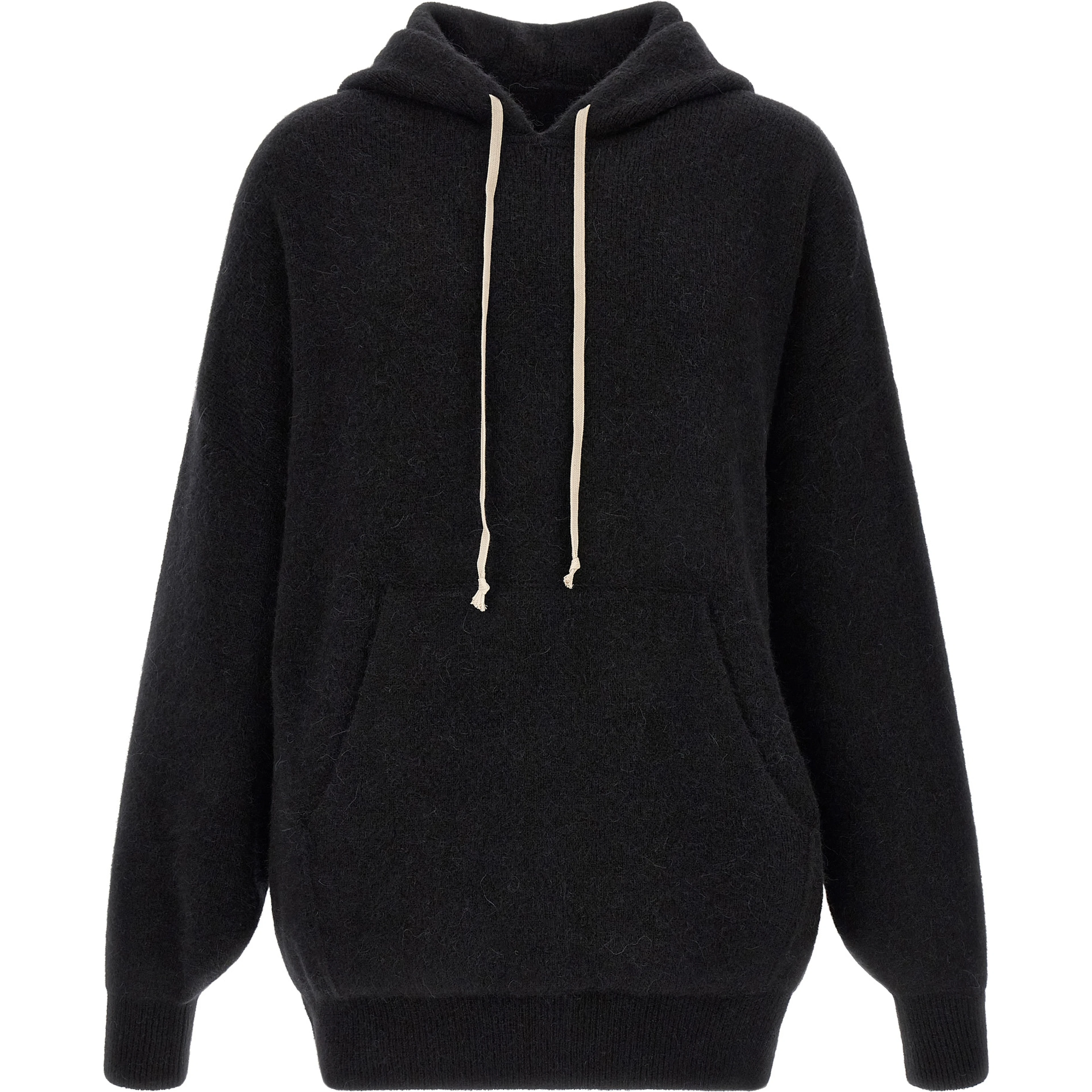 Black Marabou Sweatshirt
