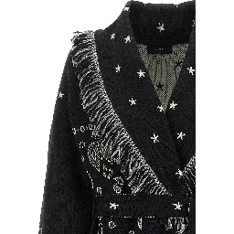 Black Virgin Wool Coat