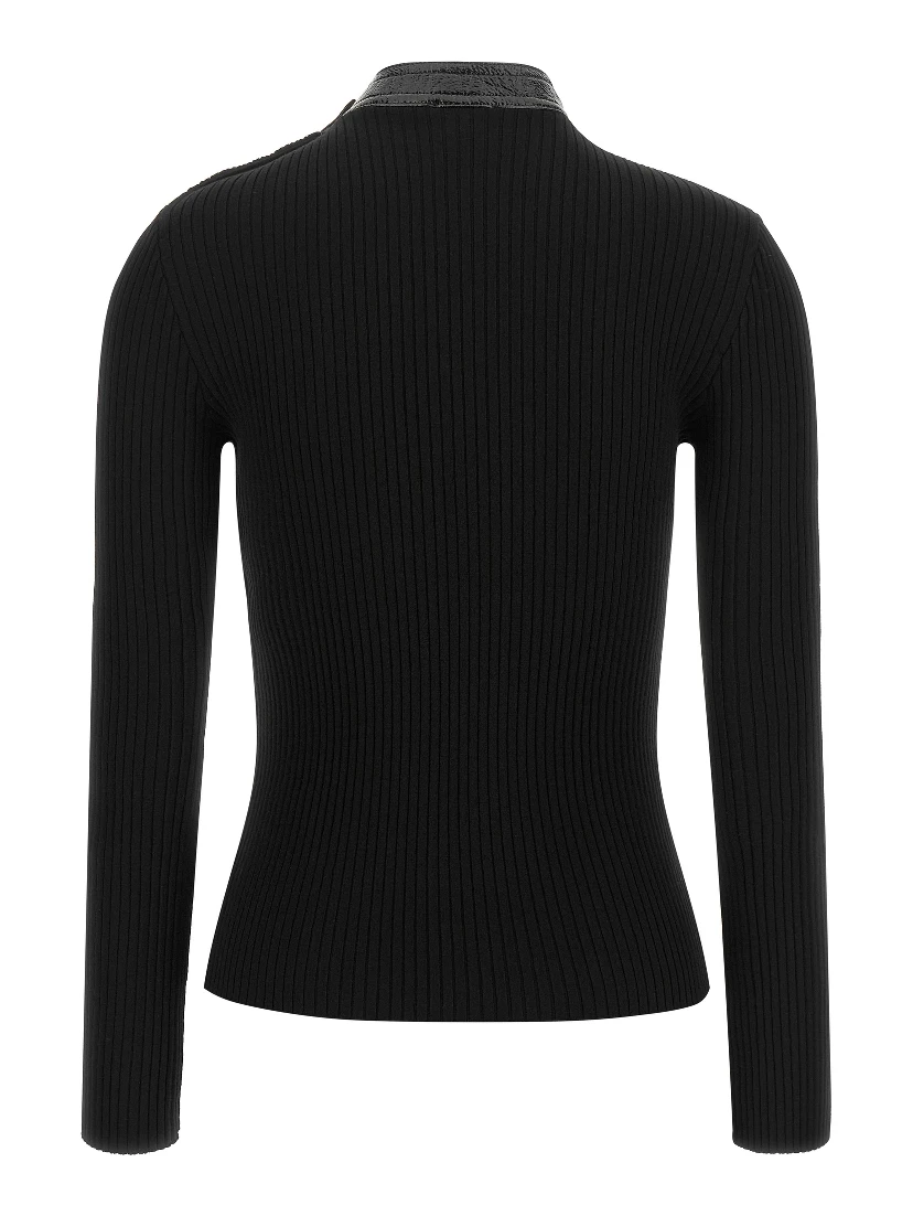 Black Viscose Cardigan