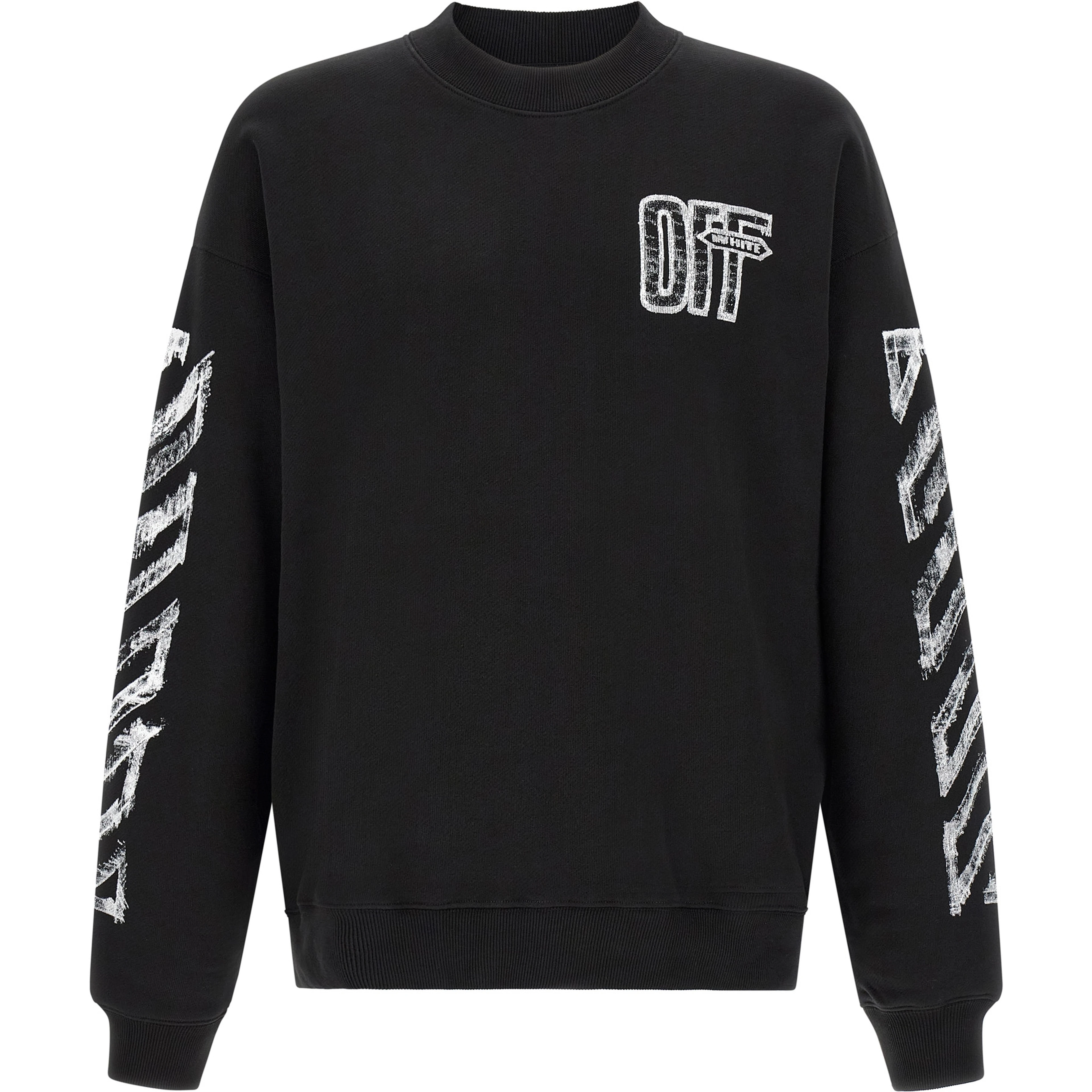 Black Cotton Sweatshirt