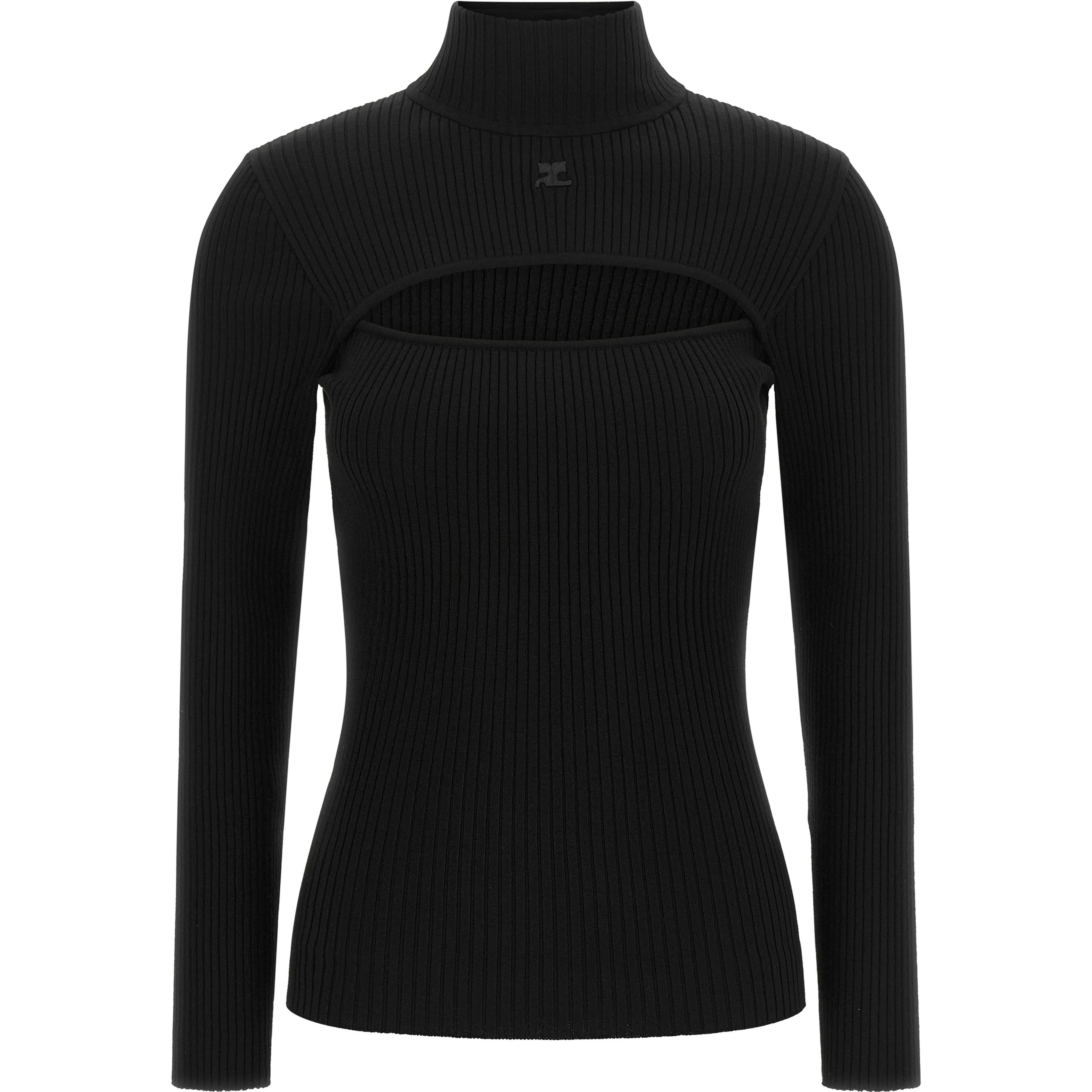 Black Viscose Cardigan