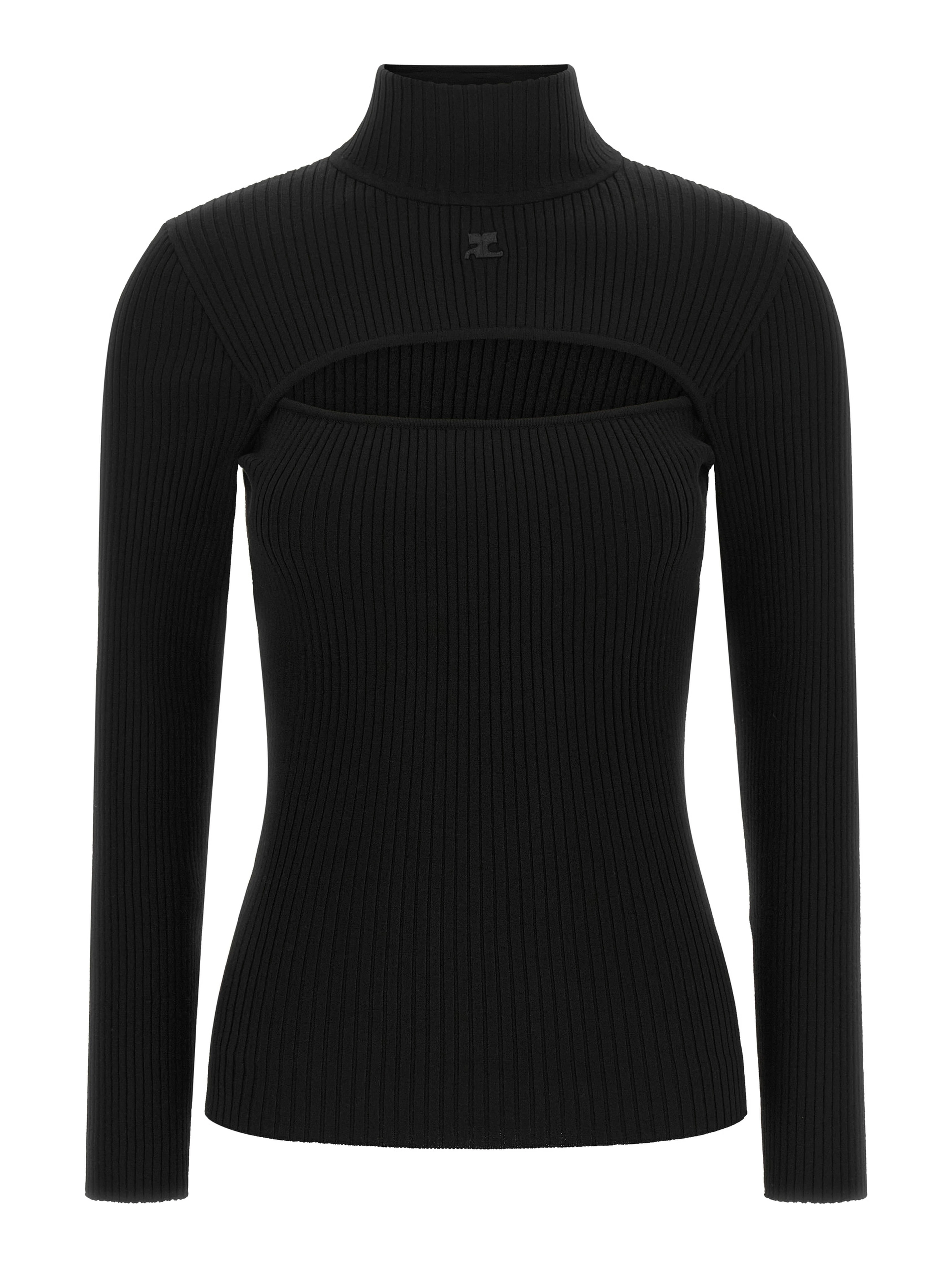 Black Viscose Cardigan