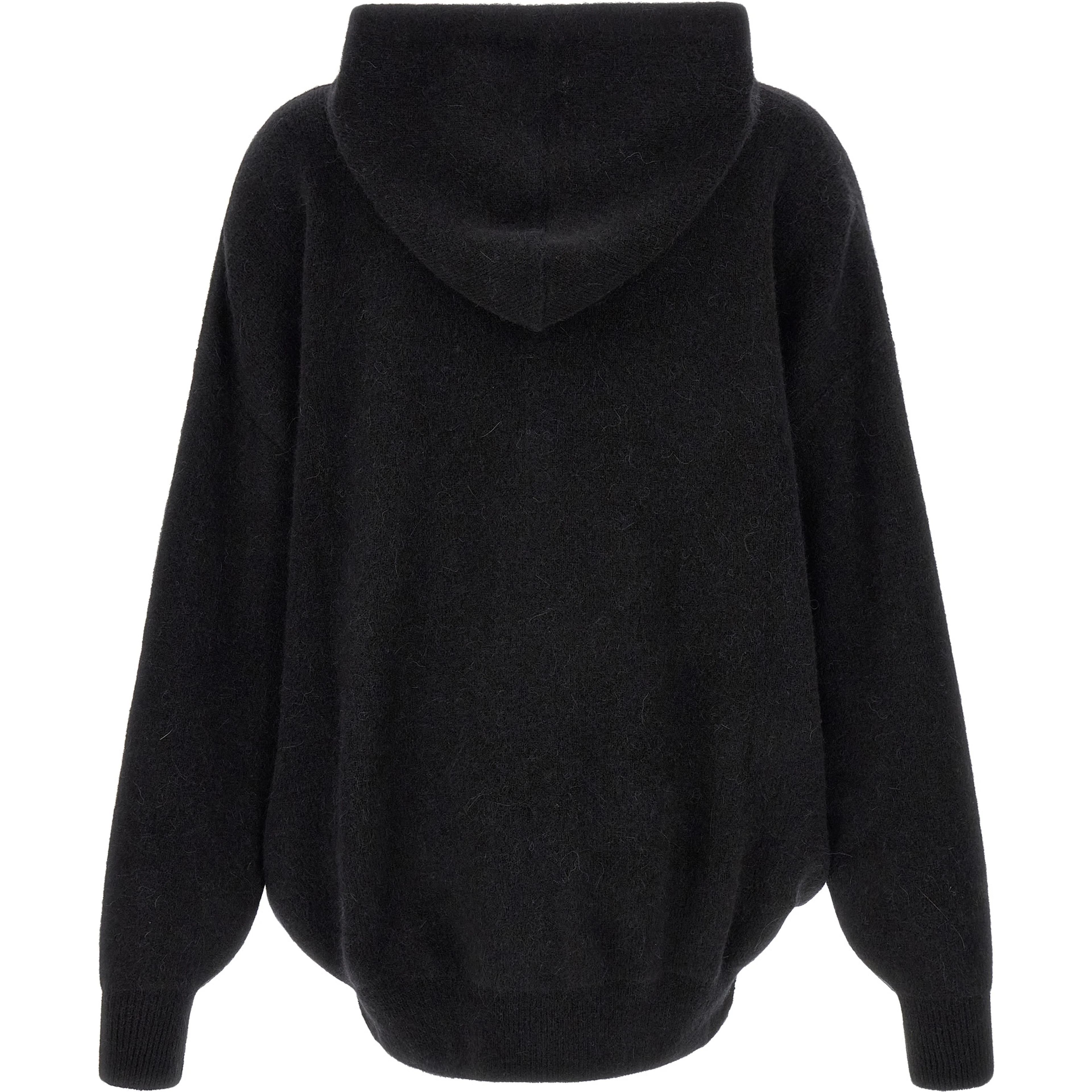 Black Marabou Sweatshirt