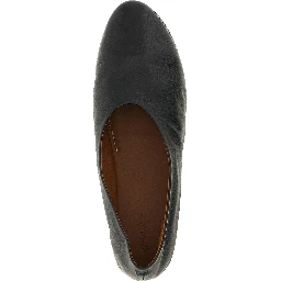 Black Calfskin Ballet Flats