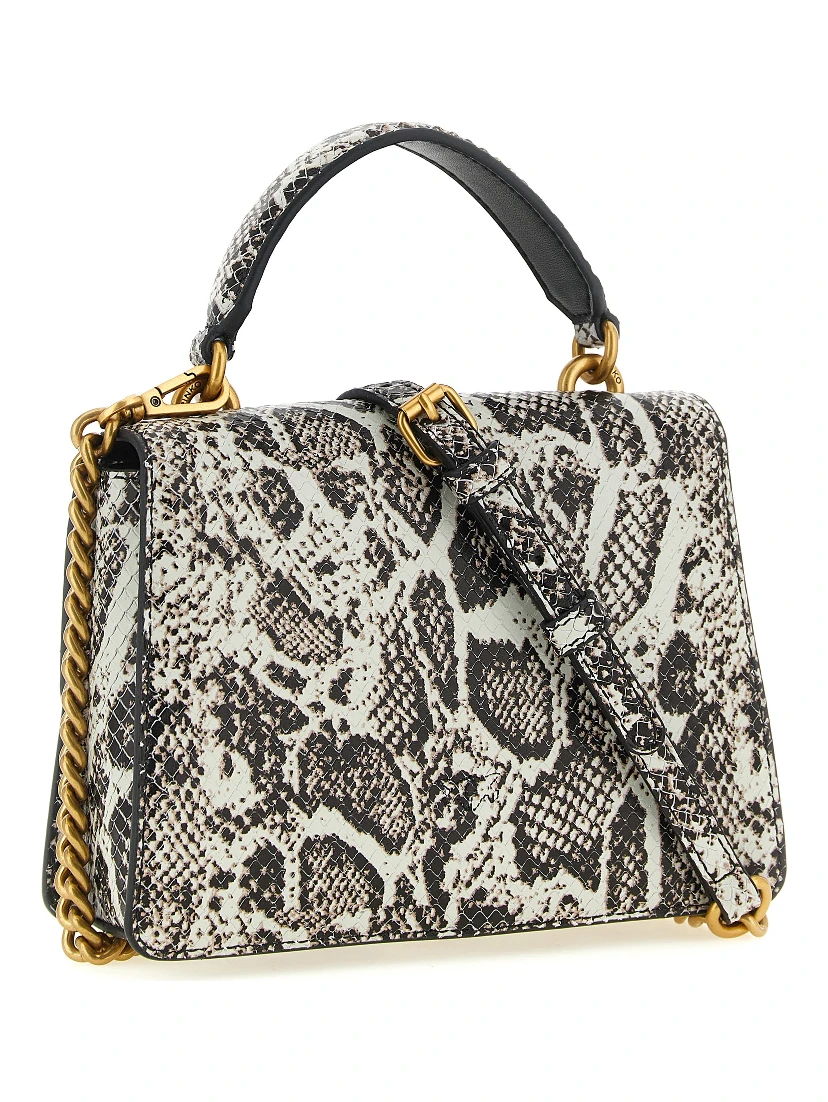 Gray Calfskin Handbag