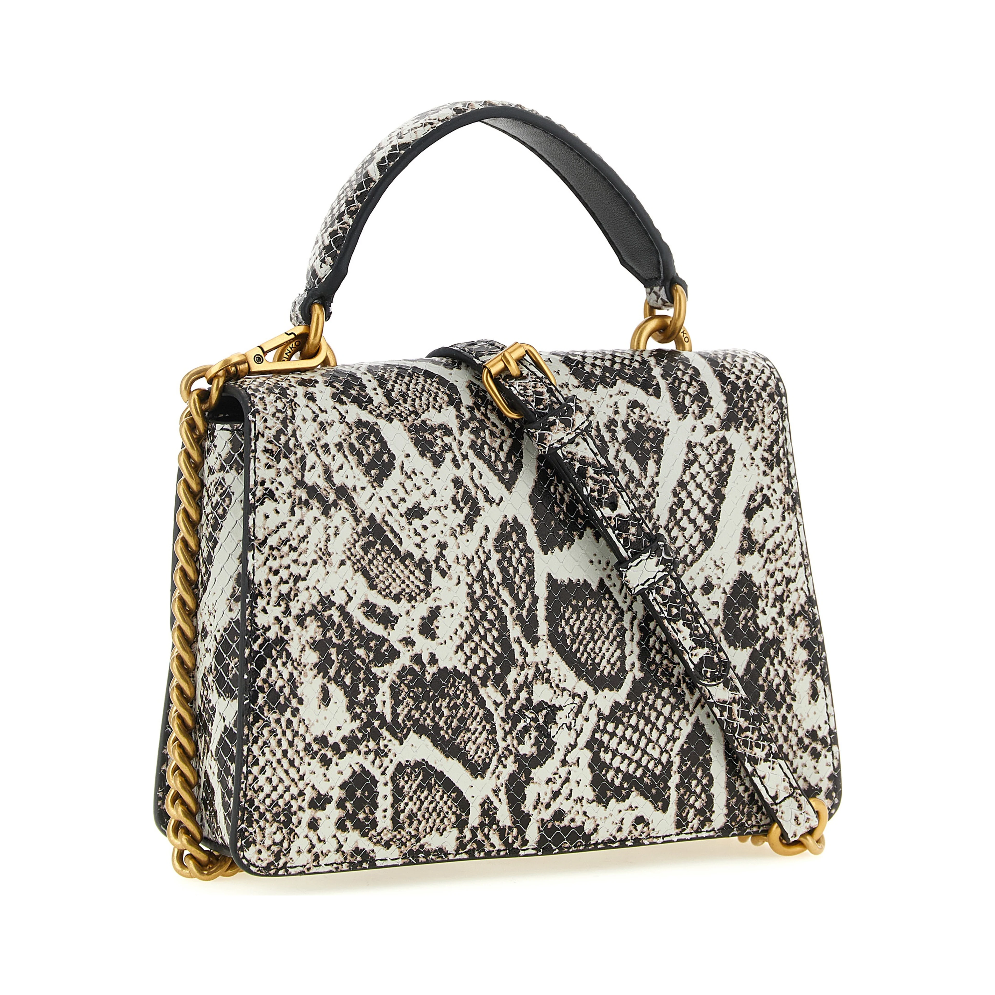 Gray Calfskin Handbag