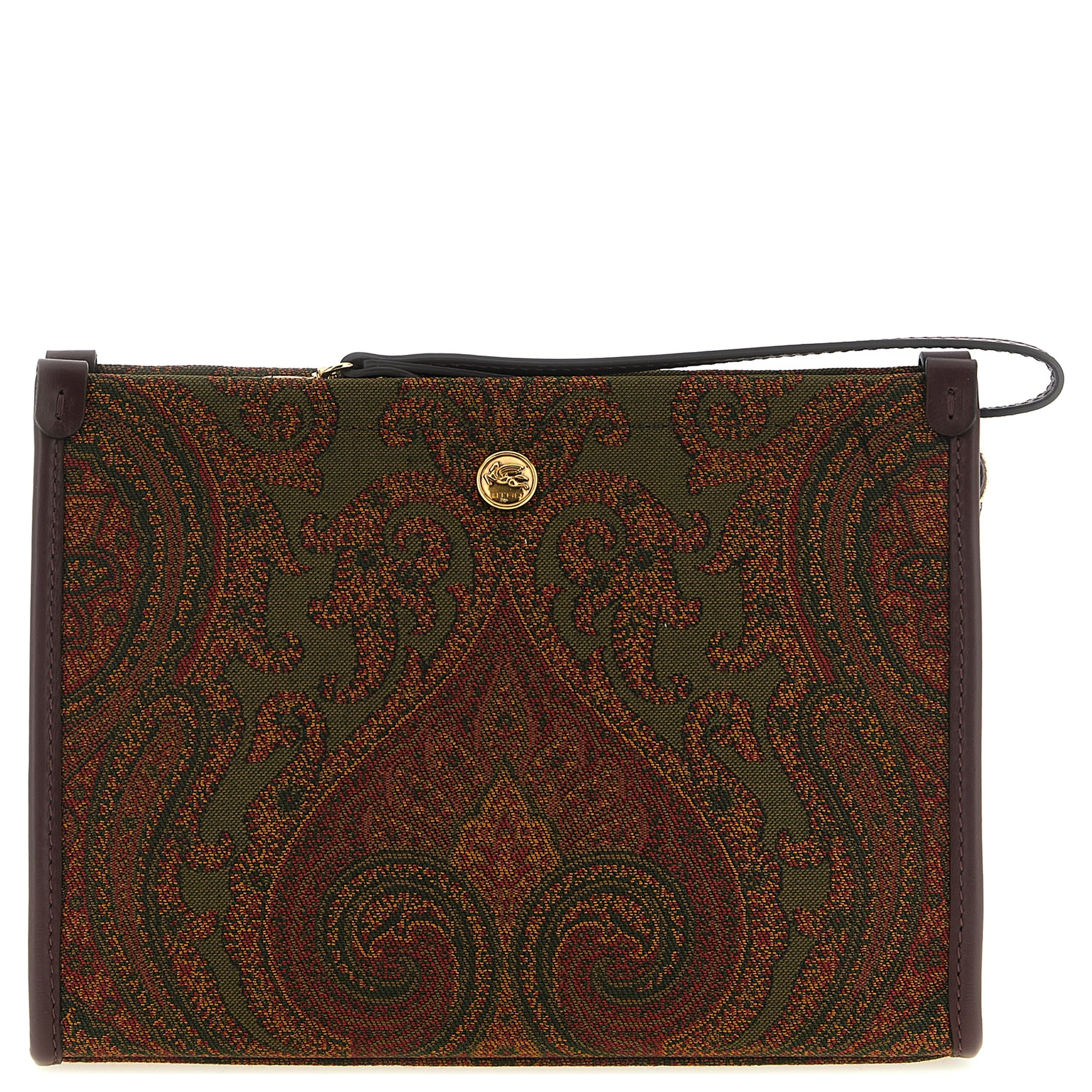 Multicolor Polyester Clutch Bag