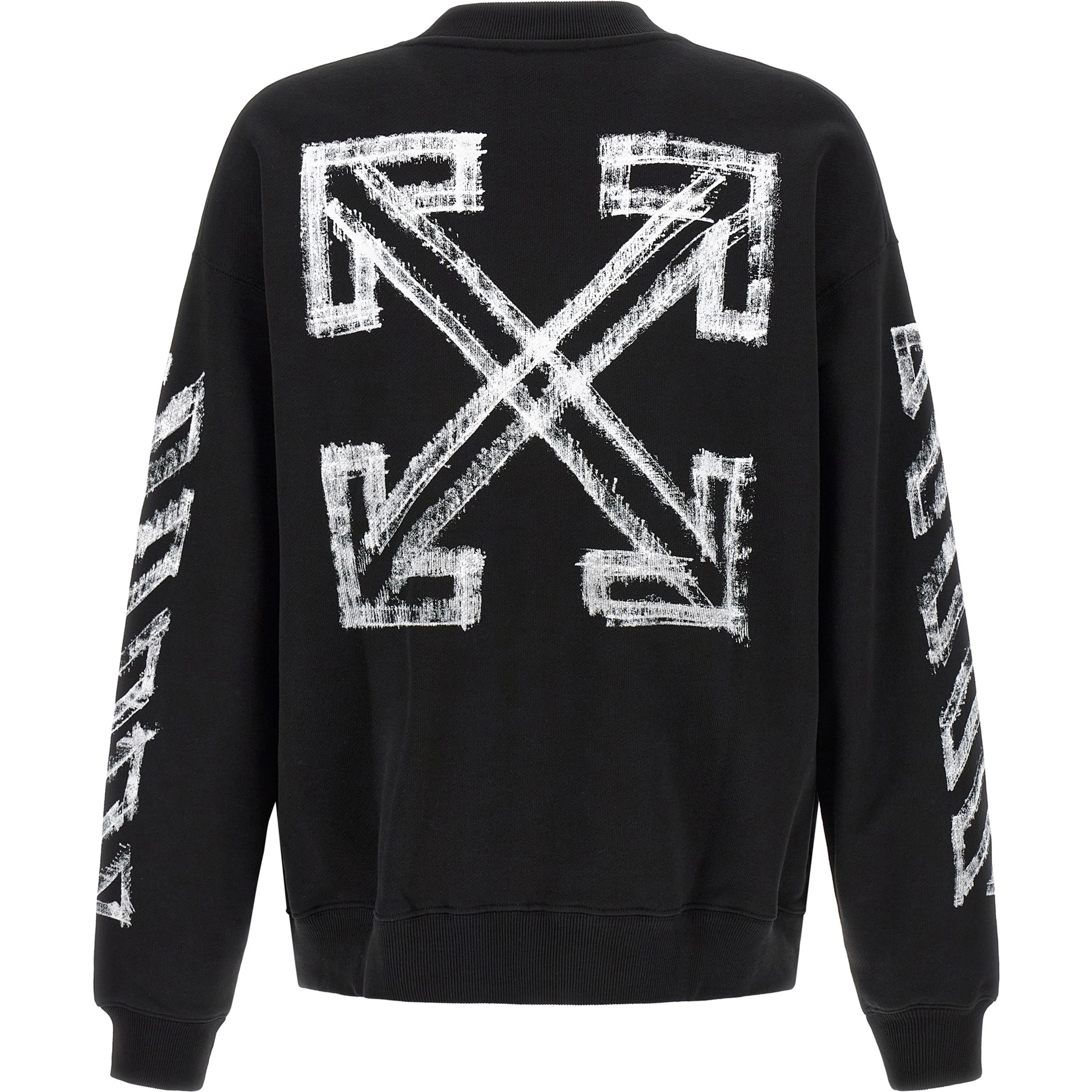 Black Cotton Sweatshirt