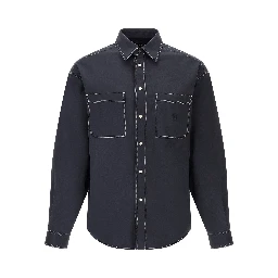 Blue Cotton Blouse