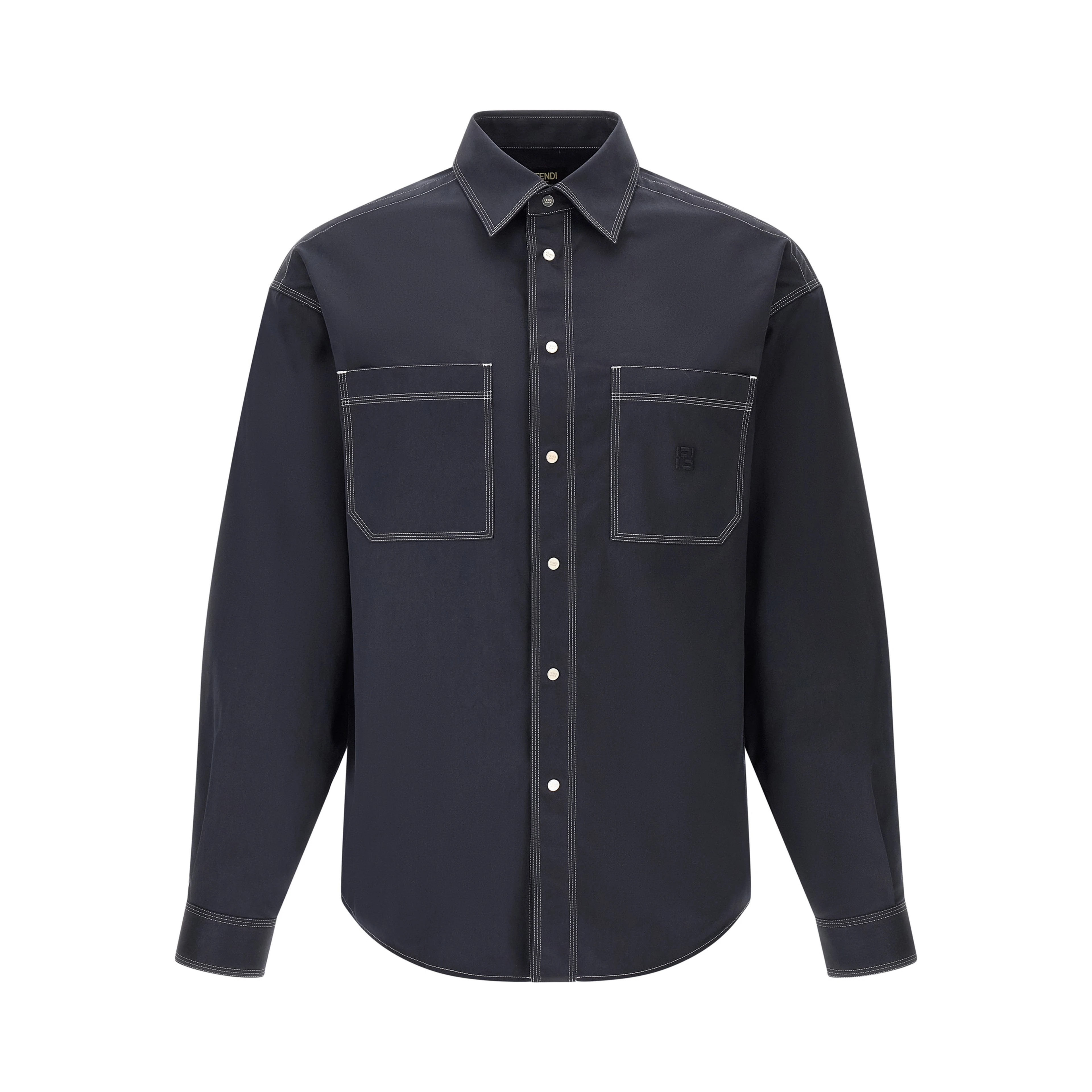 Blue Cotton Blouse
