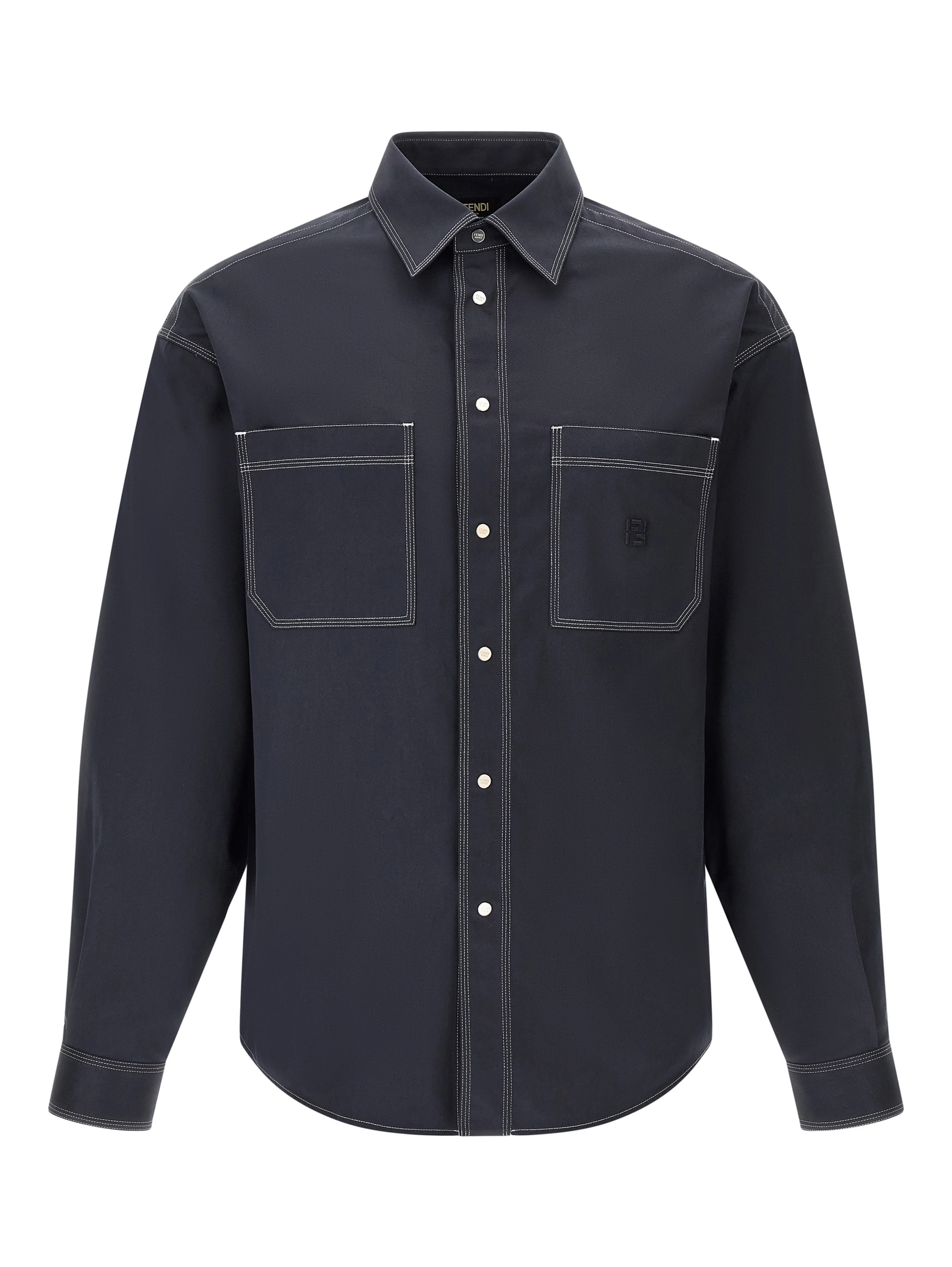 Blue Cotton Blouse