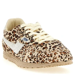 Multicolor Cowhide Low Top Sneakers