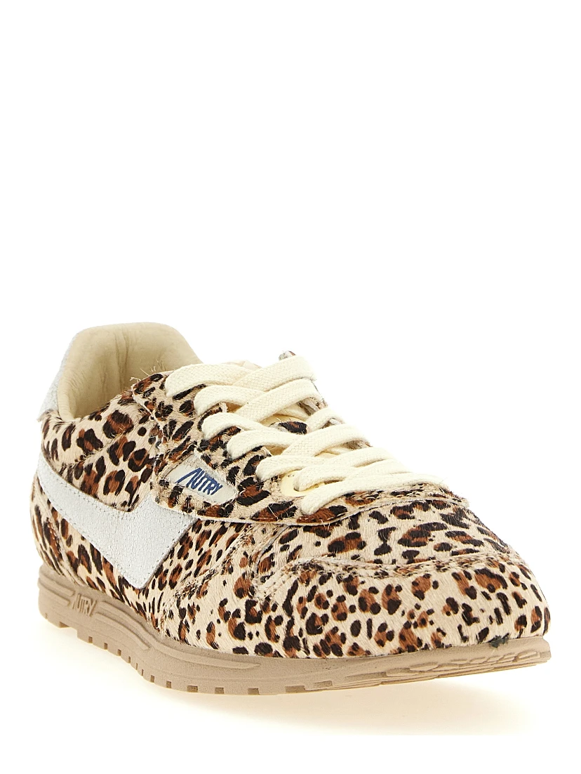 Multicolor Cowhide Low Top Sneakers