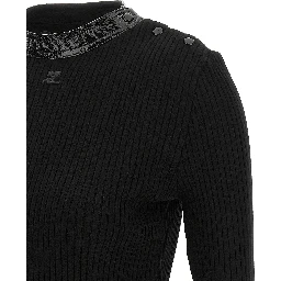 Black Viscose Cardigan
