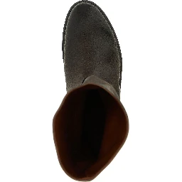 Brown Calfskin Over The Knee
