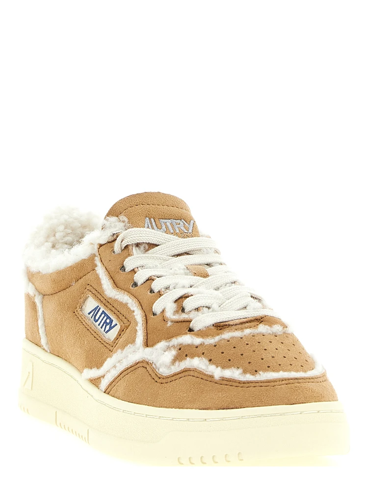 Brown Lambskin Low Top Sneakers alternative