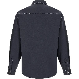Blue Cotton Blouse