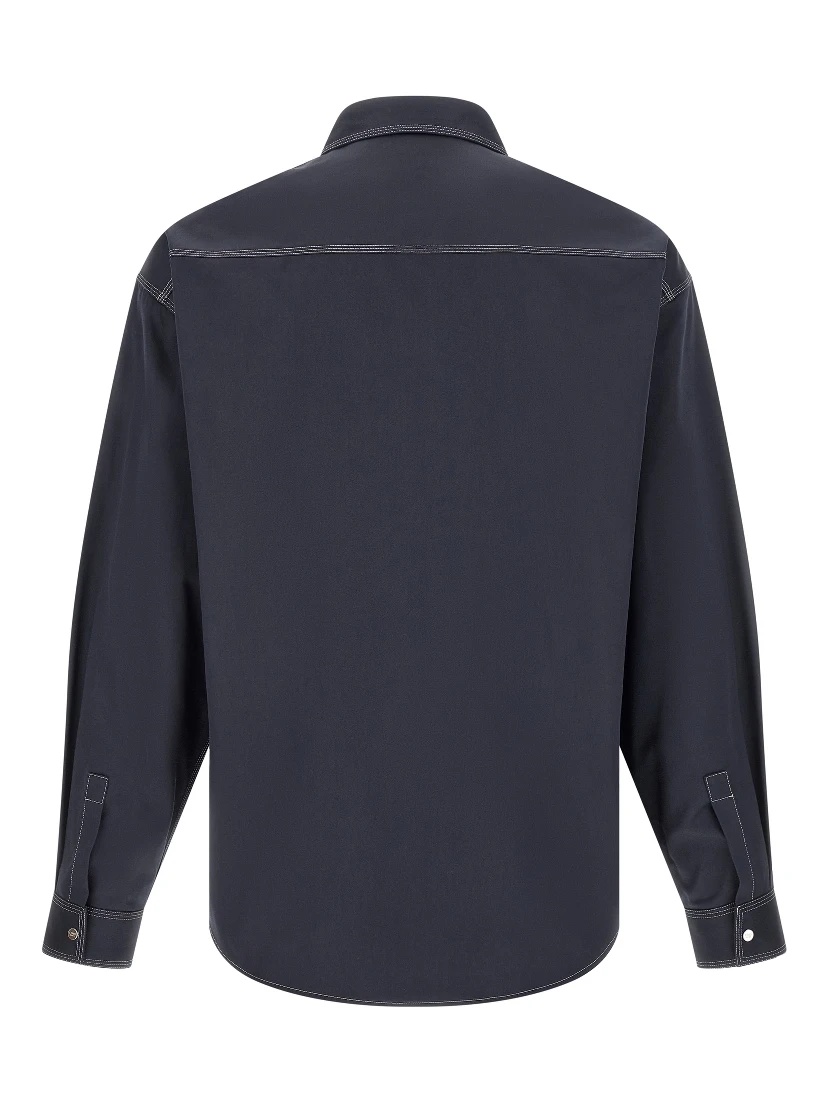 Blue Cotton Blouse