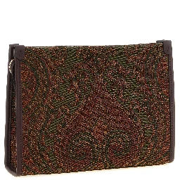 Multicolor Polyester Clutch Bag