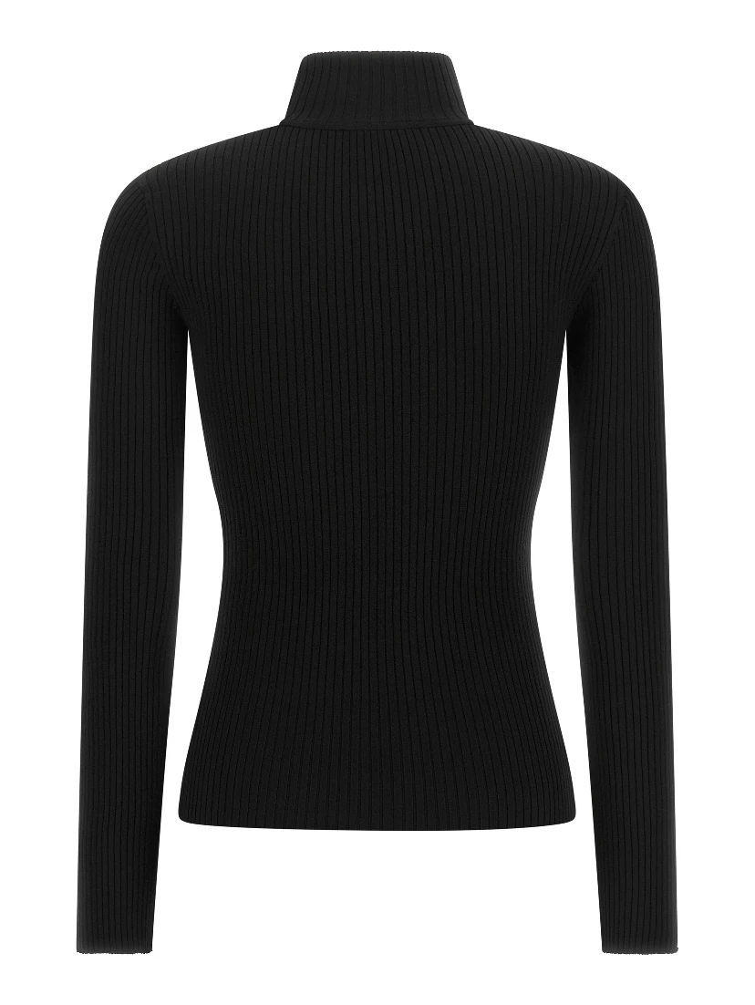 Black Viscose Cardigan