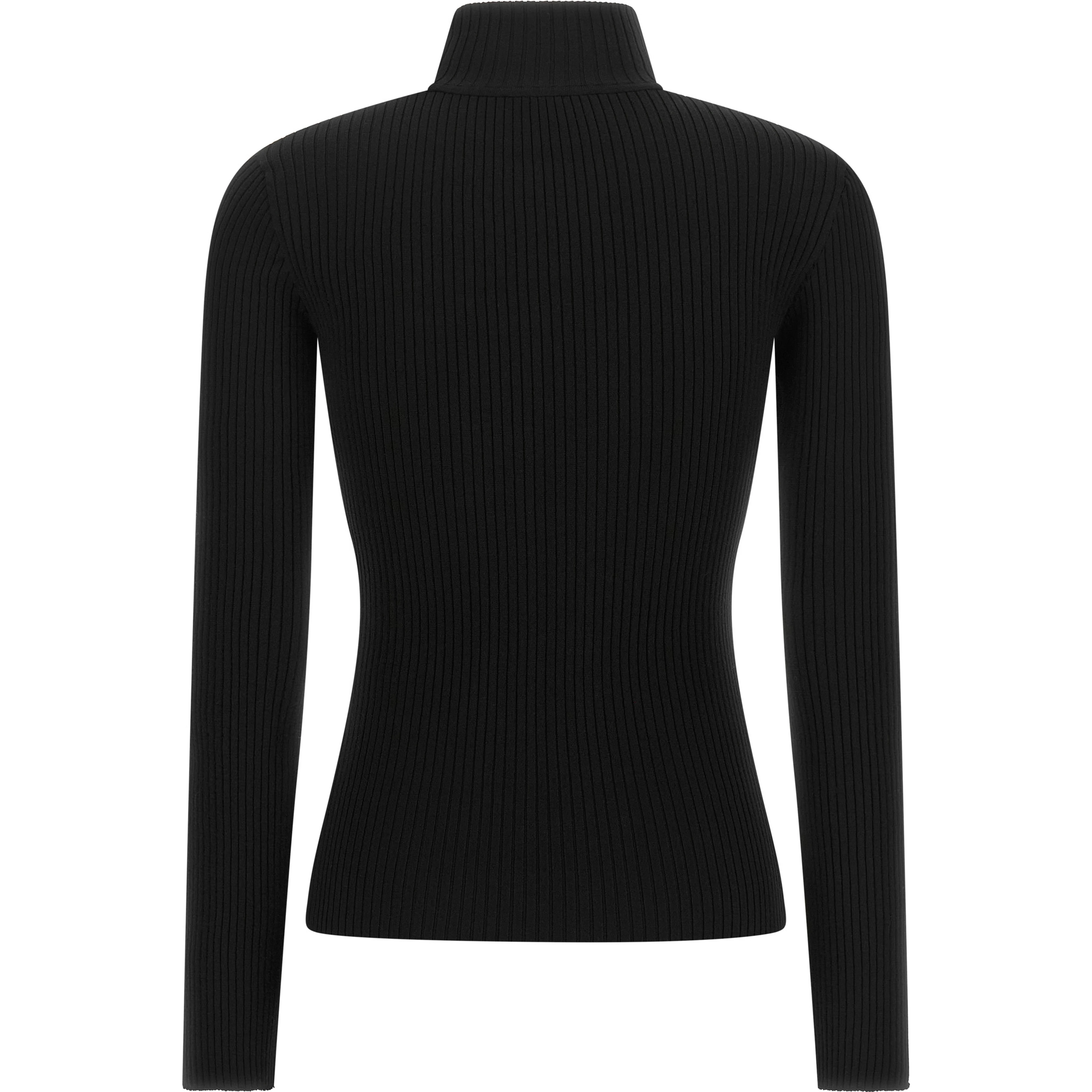 Black Viscose Cardigan