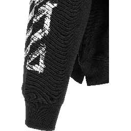 Black Cotton Sweatshirt