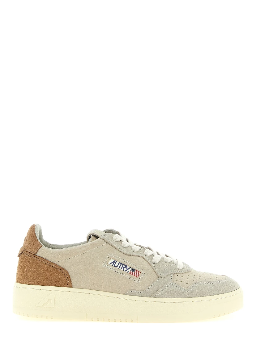 Multicolor Suede Leather Athletic Sneakers