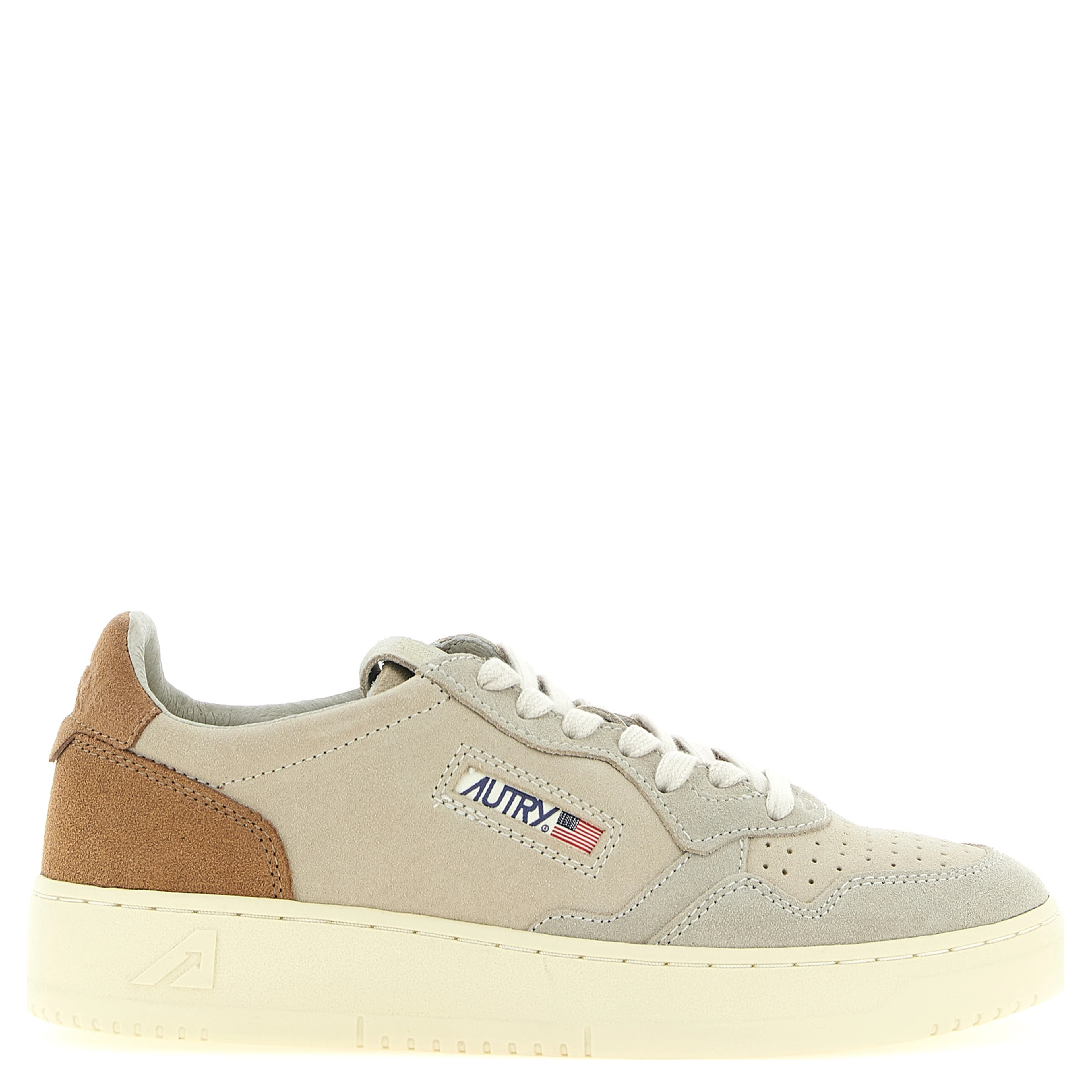 Multicolor Suede Leather Athletic Sneakers