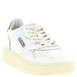 Bicolor Cowhide Low Top Sneakers