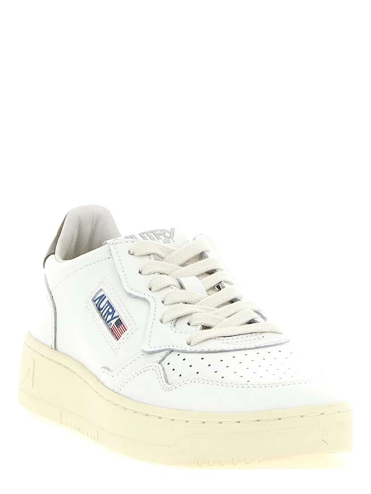 Bicolor Cowhide Low Top Sneakers alternative