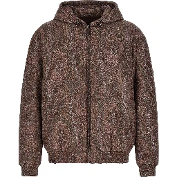 Brown Polyester Bomber