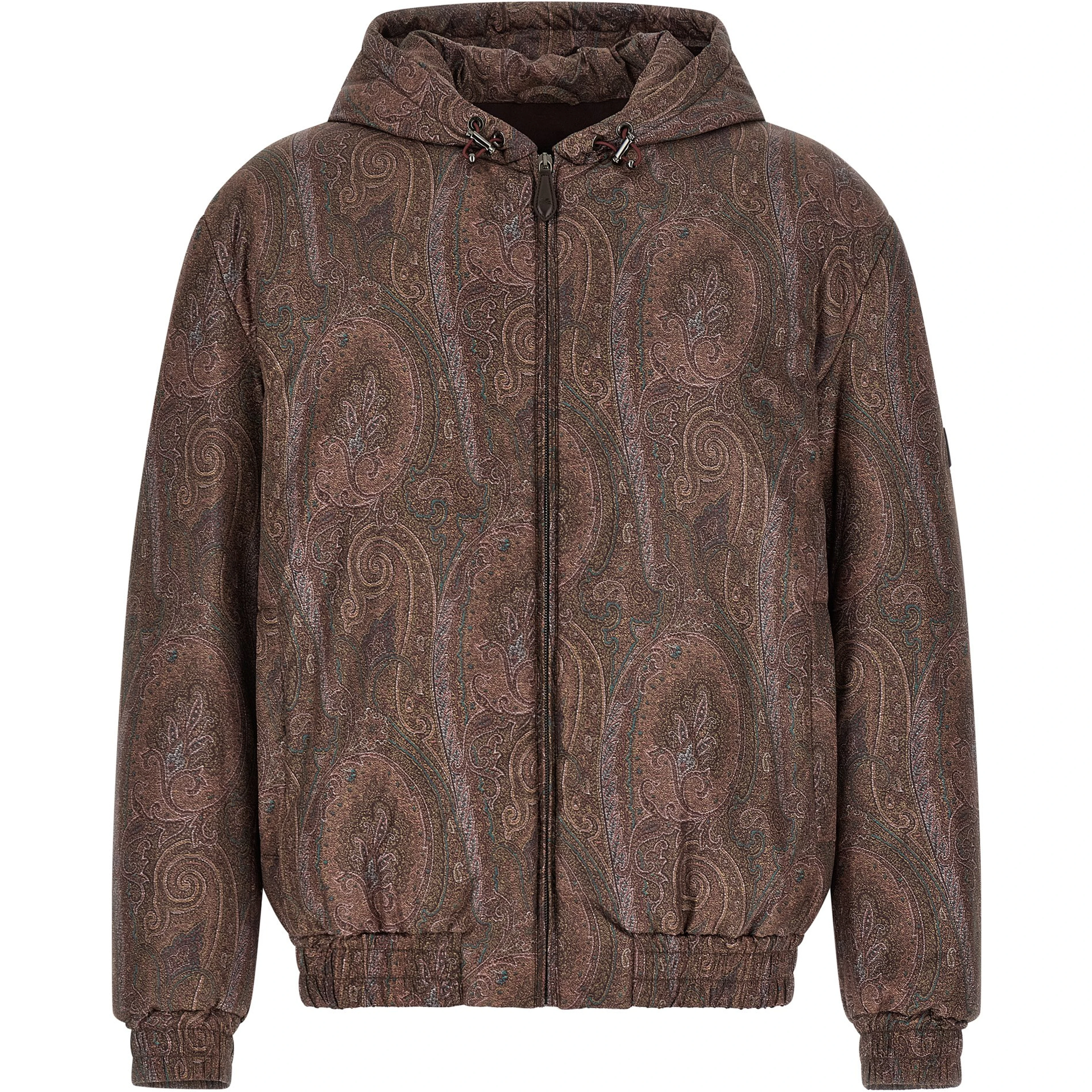 Brown Polyester Bomber