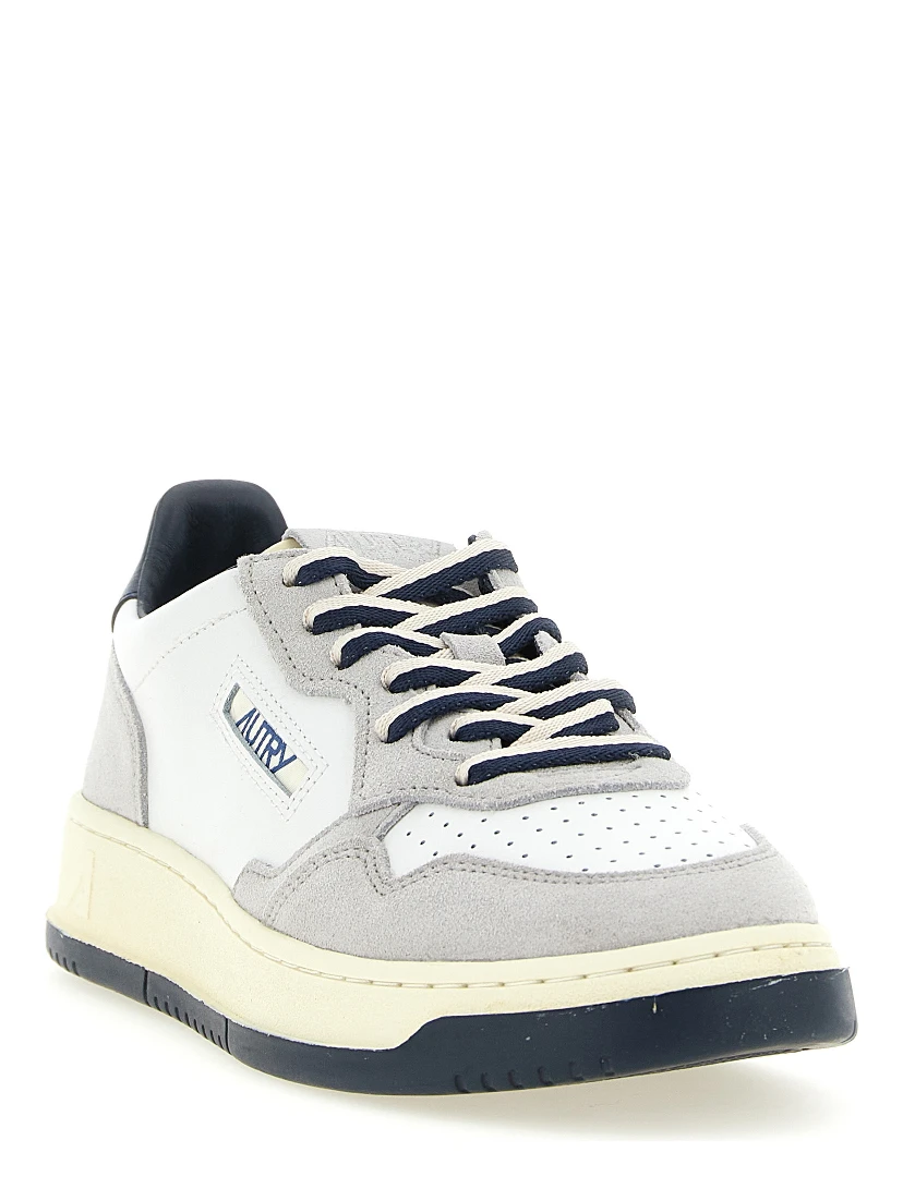 Multicolor Cowhide Athletic Sneakers