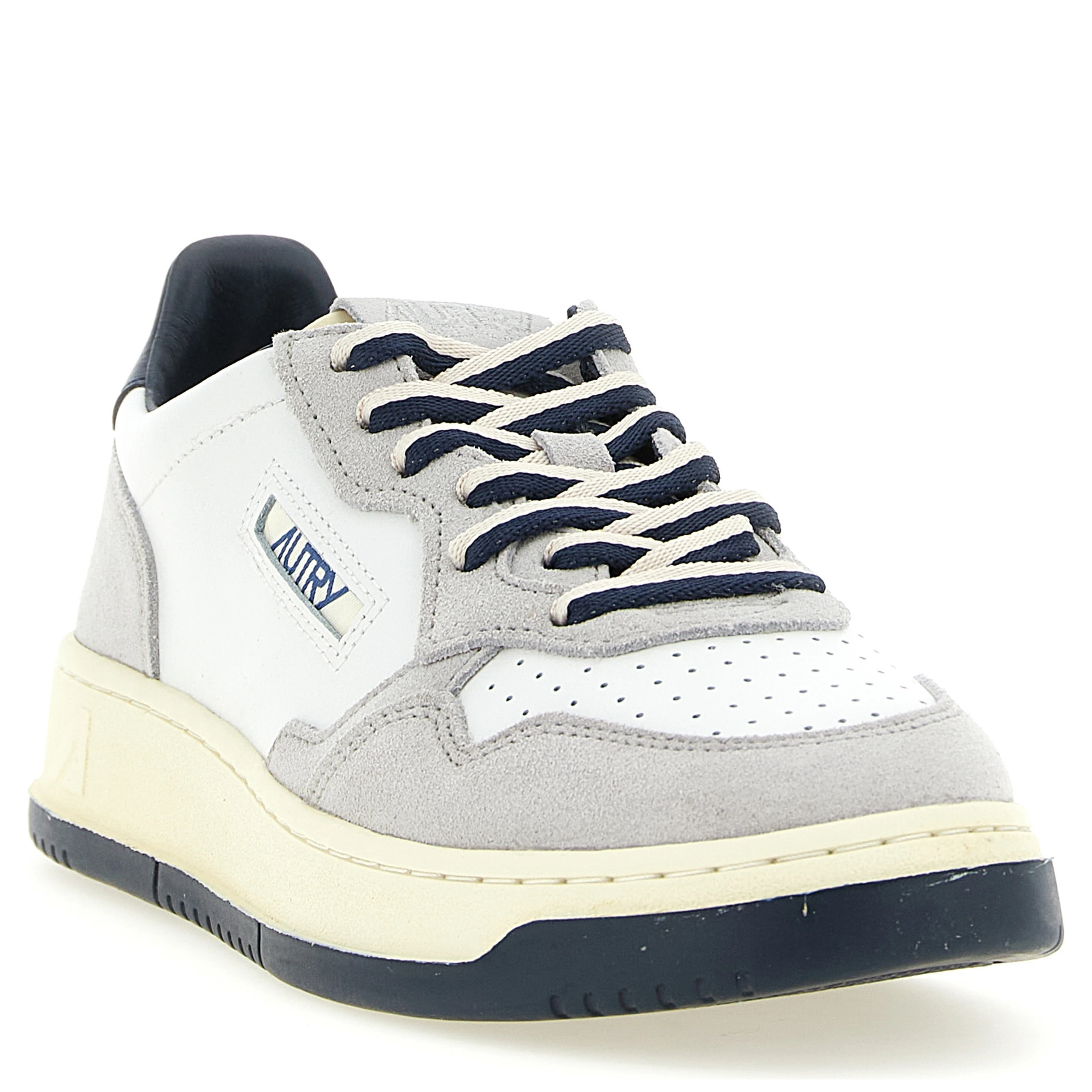 Multicolor Cowhide Athletic Sneakers