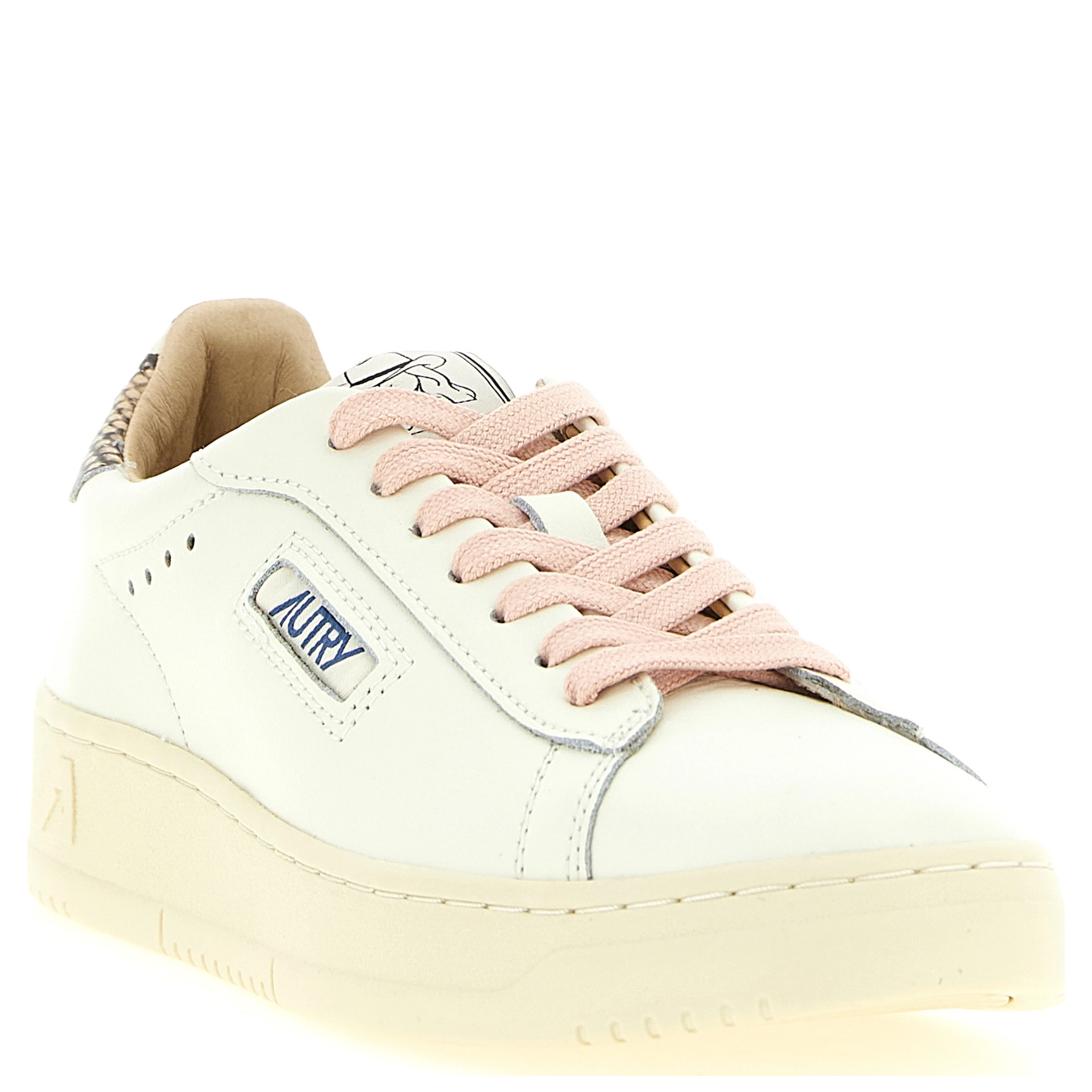 Multicolor Cowhide Low Top Sneakers